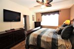 King master bedroom suite with TV